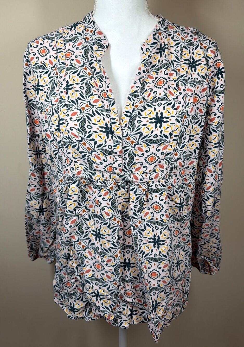 Loft Floral Shirt Size XL